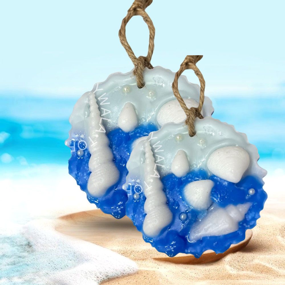 Handcrafted Fresh Aura Agate Soy Wax Sachet Set of 2